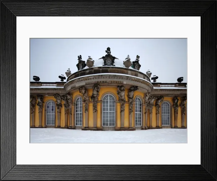 Framed Print : Sanssouci is the name of the former summer palace of Frederick the Great