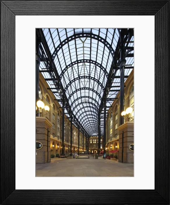 Framed Print : England, London. Hays Galleria is a major riverside tourist attraction on the Jubilee Walk in the London Borough of Southwark situated on the south bank of Framed Print : England, London. Hays Galleria is a major riverside tourist attraction on the Jubilee Walk in the London Borough of Southwark situated on the south bank of