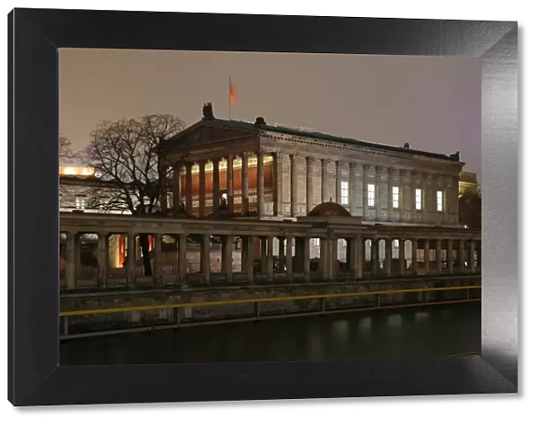 The Old National Gallery Berlin Mitte on the Museum Island, Germany