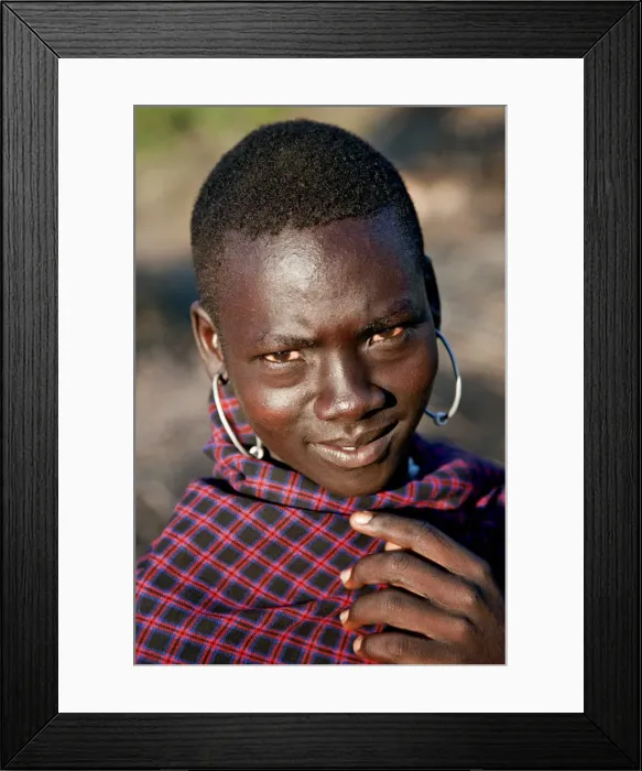 Framed Print : A young Pokot warrior with large round earrings. The Pokot are pastoralists speaking a Southern Nilotic Framed Print : A young Pokot warrior with large round earrings. The Pokot are pastoralists speaking a Southern Nilotic