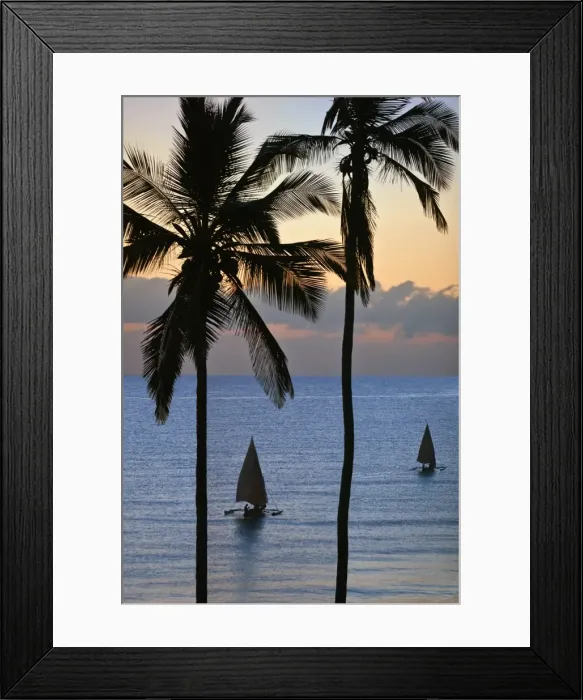 Framed Print : Dawn at Msambweni, south of Mombasa