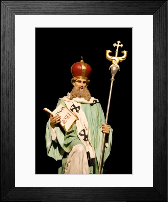 Framed Print : Malta, Europe; Statues of saints form part of the Maltese culture Framed Print : Malta, Europe; Statues of saints form part of the Maltese culture