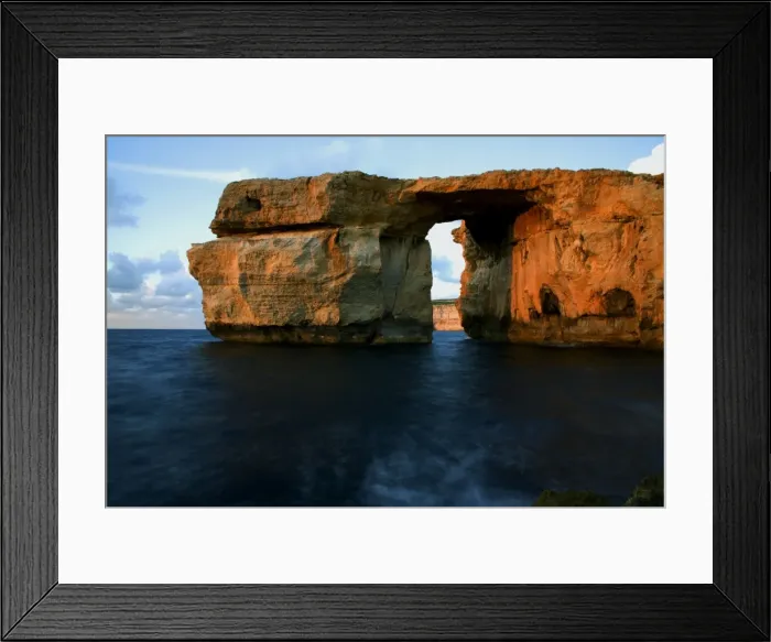 Framed Print : Malta, Gozo, Europe; The Azure Window in Dwerja formed by sea erosion Framed Print : Malta, Gozo, Europe; The Azure Window in Dwerja formed by sea erosion