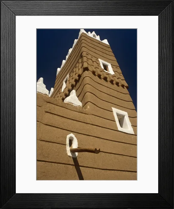 Framed Print : Saudi Arabia, Najran, Najran. Built in the 1940s, Najran Fort, or Qasr al-Imara Framed Print : Saudi Arabia, Najran, Najran. Built in the 1940s, Najran Fort, or Qasr al-Imara