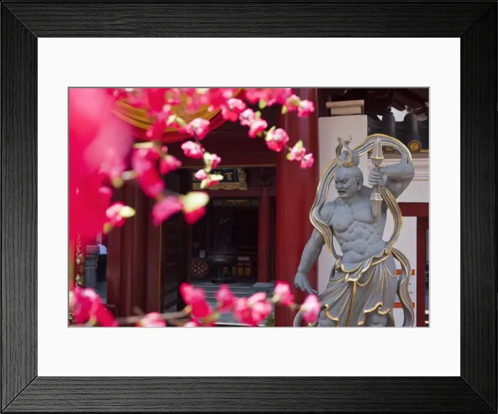 Framed Print : Singapore, Singapore, Chinatown. Guardian statue at the Buddha Tooth Relic Temple Framed Print : Singapore, Singapore, Chinatown. Guardian statue at the Buddha Tooth Relic Temple