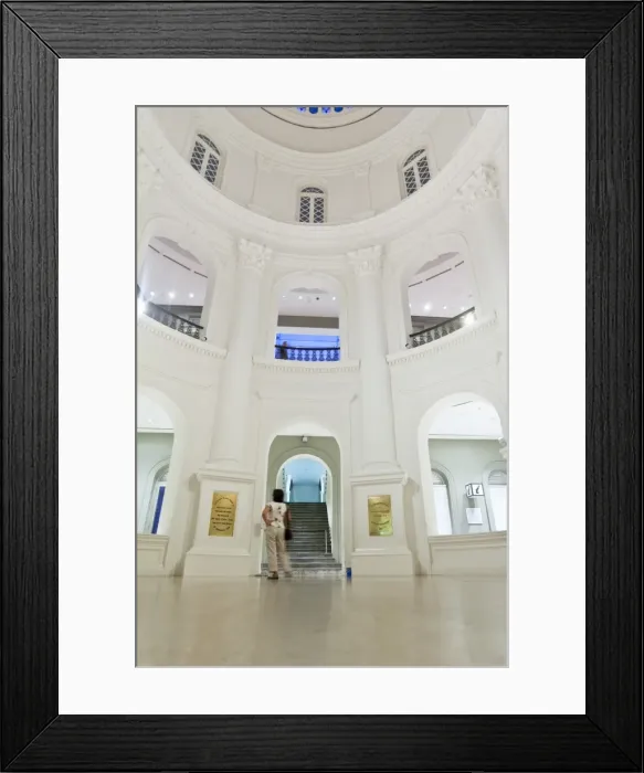 Framed Print : Singapore, Singapore, Bras Basah. Colonial architecture of the National Museum of Singapore Framed Print : Singapore, Singapore, Bras Basah. Colonial architecture of the National Museum of Singapore