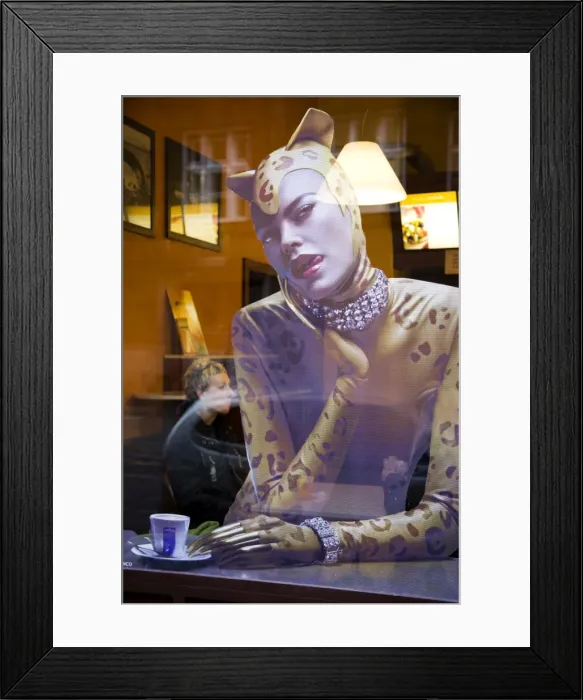 Framed Print : Coffee shop in Prague, Czech Republic Framed Print : Coffee shop in Prague, Czech Republic
