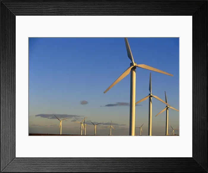 Framed Print : Ovenden Moor Wind Farm, Denholme, near Bradford, West Yorkshire Framed Print : Ovenden Moor Wind Farm, Denholme, near Bradford, West Yorkshire
