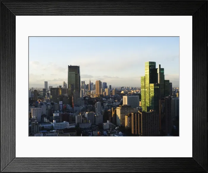 Framed Print : Asia, Japan, Tokyo, city skyline view from Tokyo Tower Framed Print : Asia, Japan, Tokyo, city skyline view from Tokyo Tower