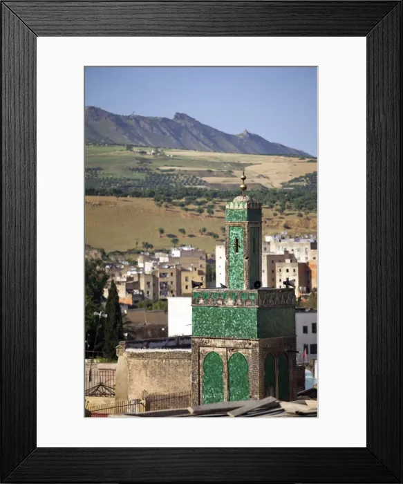 Framed Print : View across the old medina of Fes, Morocco Framed Print : View across the old medina of Fes, Morocco