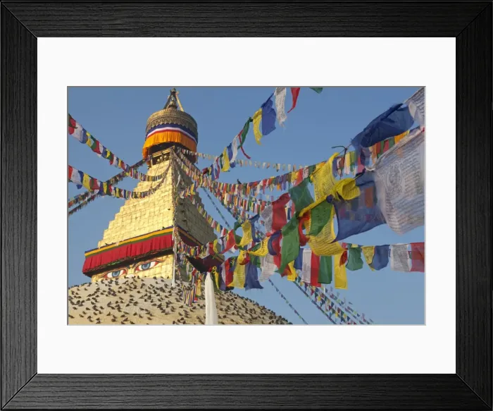 Framed Print : Nepal. Kathmandu, Boudinath Stupa one of the holiest Buddhist sites in Kathmandu Framed Print : Nepal. Kathmandu, Boudinath Stupa one of the holiest Buddhist sites in Kathmandu
