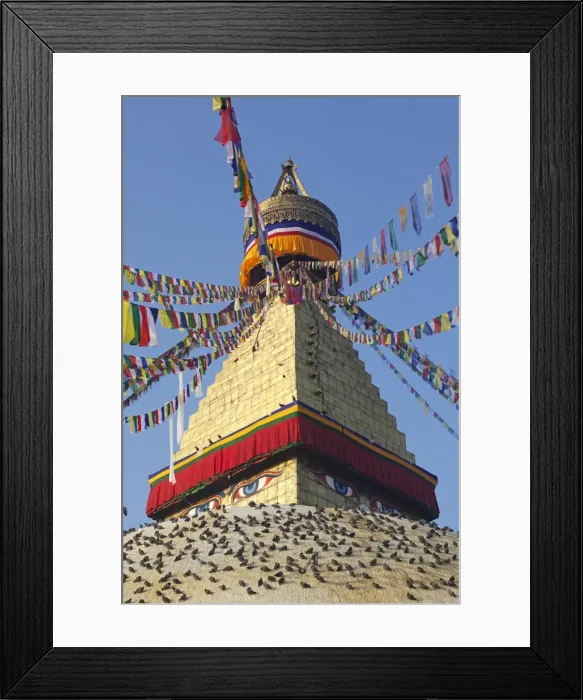Framed Print : Nepal. Kathmandu, Boudinath Stupa one of the holiest Buddhist sites in Kathmandu Framed Print : Nepal. Kathmandu, Boudinath Stupa one of the holiest Buddhist sites in Kathmandu