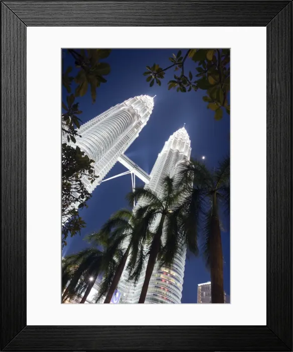 Framed Print : South East Asia, Malaysia, Kuala Lumpur, Petronas Towers Framed Print : South East Asia, Malaysia, Kuala Lumpur, Petronas Towers