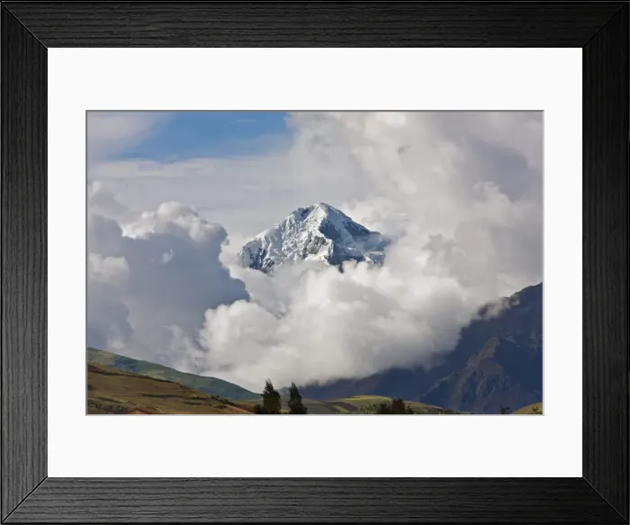 Framed Print : Peru, High above the Urubamba Valley, Mount Veronica. 18, 600 ft, the highest in the range. In Quechua, Wakay Willca Sacred Tears?? Framed Print : Peru, High above the Urubamba Valley, Mount Veronica. 18, 600 ft, the highest in the range. In Quechua, Wakay Willca Sacred Tears??