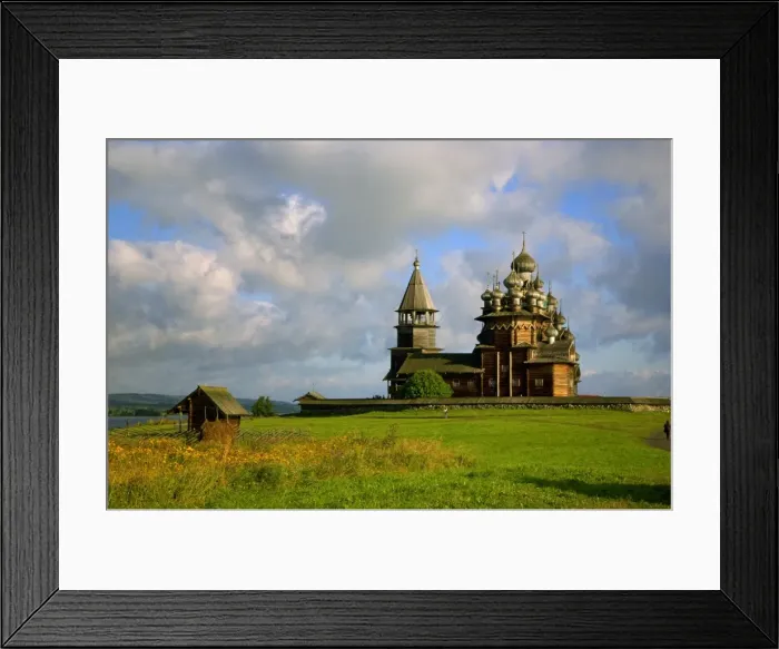 Framed Print : Russia; Karelia; Kizhi Island; The twenty-two domed Cathedral of the Transfiguration Framed Print : Russia; Karelia; Kizhi Island; The twenty-two domed Cathedral of the Transfiguration
