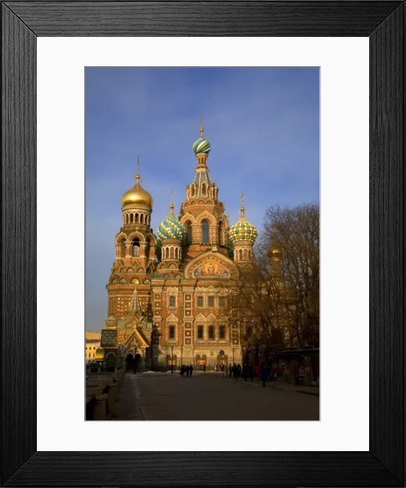 Framed Print : Russia, St. Petersburg; The restored Church of Christ the Saviour, also known as Church on Spilled Blood Framed Print : Russia, St. Petersburg; The restored Church of Christ the Saviour, also known as Church on Spilled Blood
