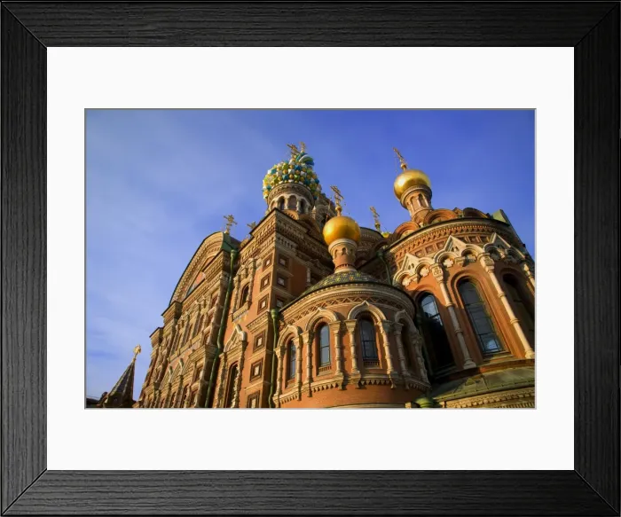 Framed Print : Russia, St. Petersburg; A detail of the restored Church of Christ the Saviour Framed Print : Russia, St. Petersburg; A detail of the restored Church of Christ the Saviour