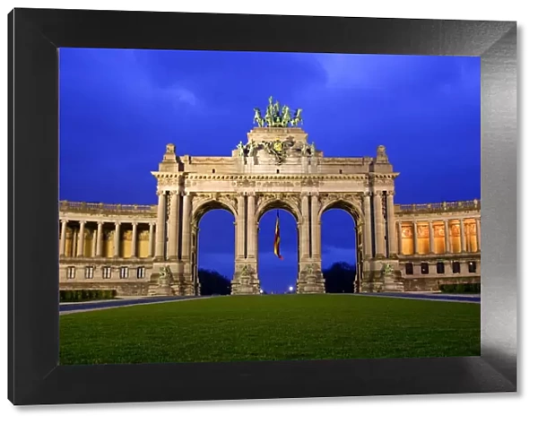 Belgium, Wallonia, Brussels; The Arch du Triomphe, one of the citys milestones