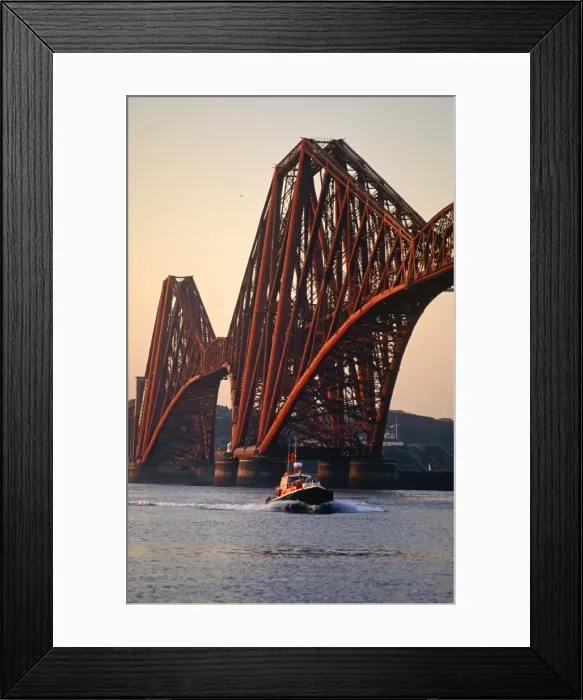Framed Print : The Forth Rail Bridge, Firth of Forth, Edinburgh, Scotland. The 2. 5 km. (1. 5 mile) Bridge was the worlds first major steel bridge, 1890 Framed Print : The Forth Rail Bridge, Firth of Forth, Edinburgh, Scotland. The 2. 5 km. (1. 5 mile) Bridge was the worlds first major steel bridge, 1890