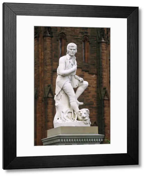 Framed Print : Statue of Robert Burns, Dumfries, South west Scotland Framed Print : Statue of Robert Burns, Dumfries, South west Scotland