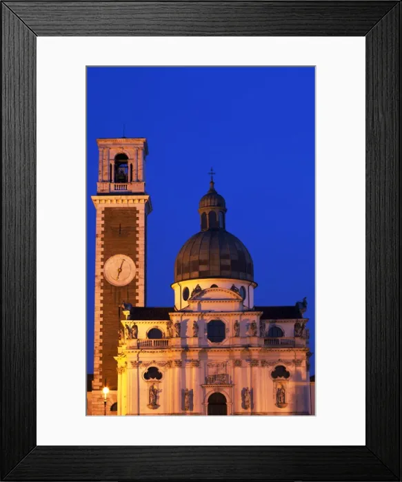 Framed Print : Italy, Veneto, Vicenza, Western Europe; Detail of Church on Monte Berico Framed Print : Italy, Veneto, Vicenza, Western Europe; Detail of Church on Monte Berico