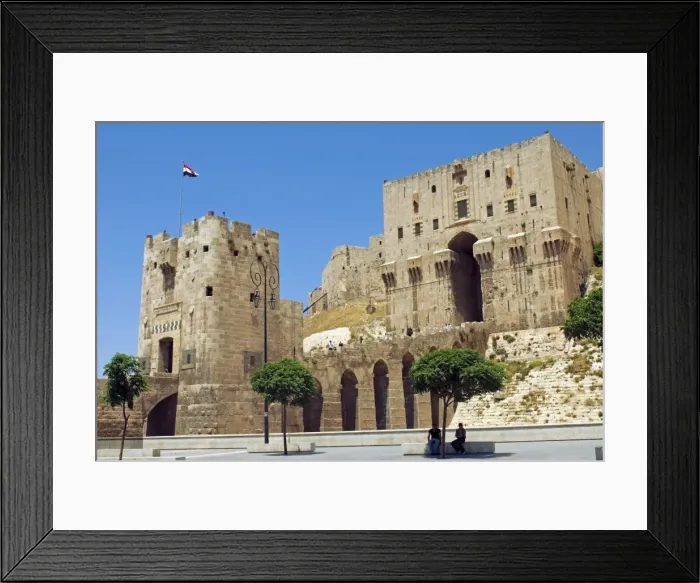 Framed Print : Syria, Aleppo. Entrance to the Citadel Framed Print : Syria, Aleppo. Entrance to the Citadel