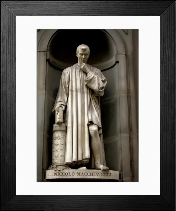 Framed Print : Italy, Florence, Western Europe; Statue of Niccolo Machiavelli mostly known for writing The Prince Framed Print : Italy, Florence, Western Europe; Statue of Niccolo Machiavelli mostly known for writing The Prince