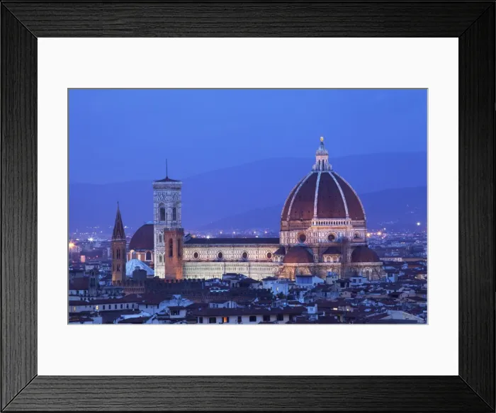 Framed Print : Italy, Florence, Western Europe; The Duomo of which the cupola is designed by famed Italian architect Brunelleschi, a Unesco World Framed Print : Italy, Florence, Western Europe; The Duomo of which the cupola is designed by famed Italian architect Brunelleschi, a Unesco World