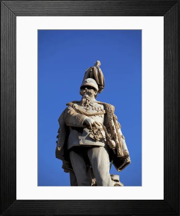 Framed Print : Sicily, Italy, Western Europe; Monument ot King Victor Emanuel I in Trapani Framed Print : Sicily, Italy, Western Europe; Monument ot King Victor Emanuel I in Trapani