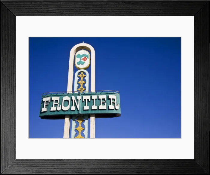 Framed Print : Casino detail in Las Vegas, Nevada, United States of America