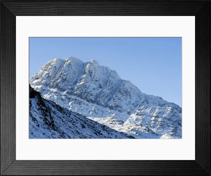 Framed Print : Wales, Gwynedd, Snowdonia. View up the Ogwen Valley to Tryfan otherwise known as the Welsh Matterhorn Framed Print : Wales, Gwynedd, Snowdonia. View up the Ogwen Valley to Tryfan otherwise known as the Welsh Matterhorn