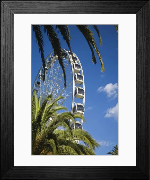 Framed Print : Australia, Western Australia, Perth. The 50 metre high Wheel of Perth ferris wheel Framed Print : Australia, Western Australia, Perth. The 50 metre high Wheel of Perth ferris wheel