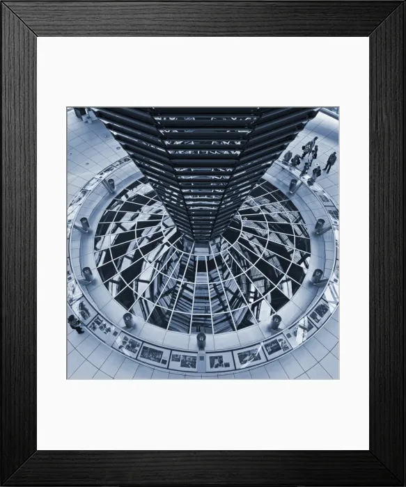 Framed Print : The light funnel of the Reichstag Dome in the Cupola of the Reichstag, Tiergarten Framed Print : The light funnel of the Reichstag Dome in the Cupola of the Reichstag, Tiergarten