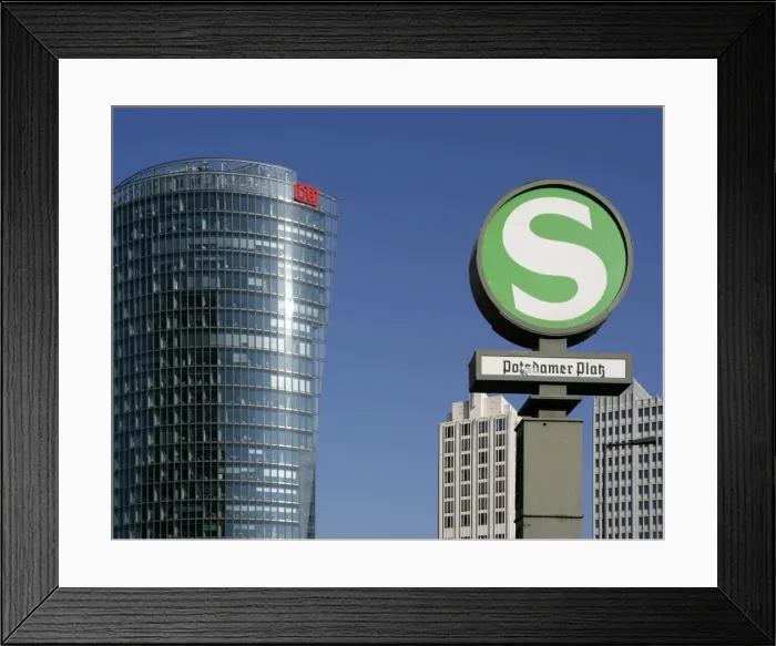 Framed Print : The Potsdamer Platz in Berlin with the Sony Center in the foreground. Germany Framed Print : The Potsdamer Platz in Berlin with the Sony Center in the foreground. Germany