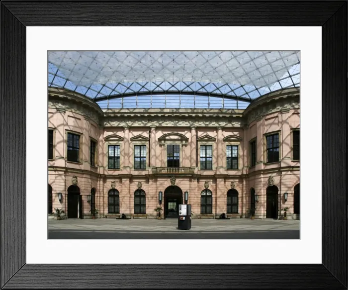 Framed Print : The Zeughaus (old arsenal) of Berlin is the oldest structure on the Unter den Linden