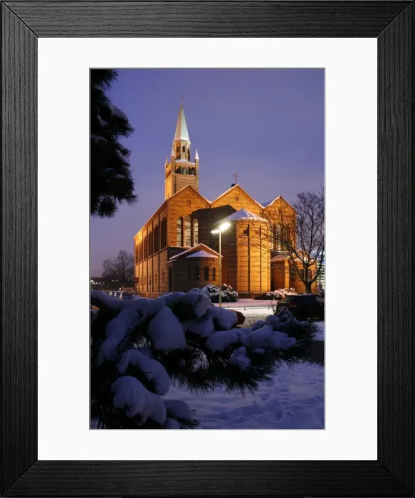 Framed Print : The St Matthew's Church was erected by August Stuler in 1846 in Berlin, Germany Framed Print : The St Matthew's Church was erected by August Stuler in 1846 in Berlin, Germany