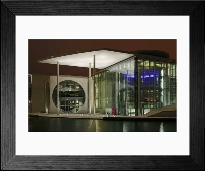 Framed Print : Parliament Offices at the River Spree in Berlin, opposit the Reichstag. Berlin, Germany