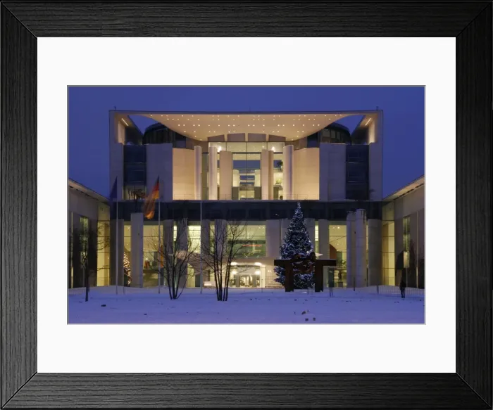 Framed Print : The German Chancellors office. Berlin, Germany
