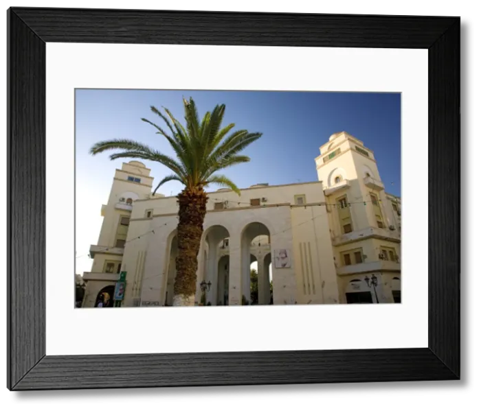 Framed Print : Tripoli, Libya; Building from the Italian settlement in the centre of Tripoli Framed Print : Tripoli, Libya; Building from the Italian settlement in the centre of Tripoli