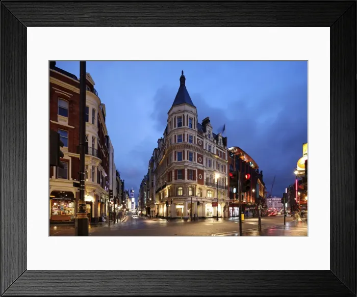 Framed Print : The Shaftesbury Avenue is home of some of the major theatres in Londons West End Framed Print : The Shaftesbury Avenue is home of some of the major theatres in Londons West End