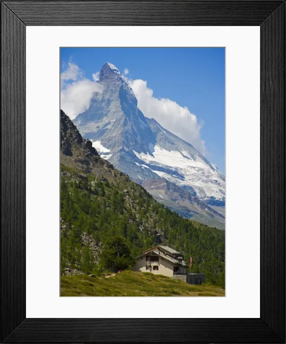 Framed Print : View of the Matterhorn, Switzerland Framed Print : View of the Matterhorn, Switzerland