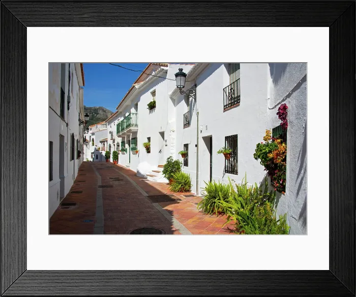 Framed Print : Town of Benalmadena, Costa del Sol, Andalusia, Spain Framed Print : Town of Benalmadena, Costa del Sol, Andalusia, Spain