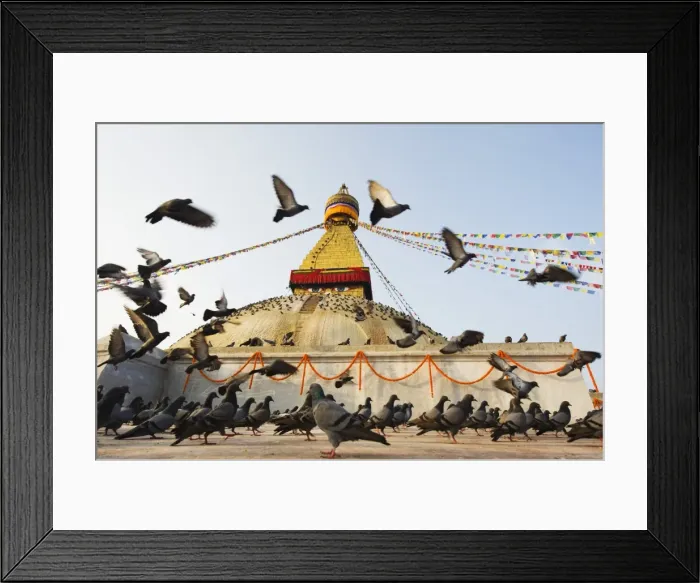 Framed Print : Asia, Nepal, Kathmandu, Kathmandu Valley, Boudhanath, Boudha Stupa, (Chorten Chempo) Framed Print : Asia, Nepal, Kathmandu, Kathmandu Valley, Boudhanath, Boudha Stupa, (Chorten Chempo)