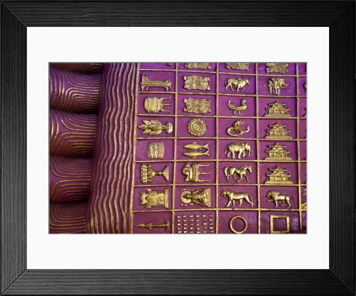 Framed Print : Myanmar, Burma, Yangon, Rangoon. The Reclining Buddha, Chaukhtatgyi Paya Framed Print : Myanmar, Burma, Yangon, Rangoon. The Reclining Buddha, Chaukhtatgyi Paya