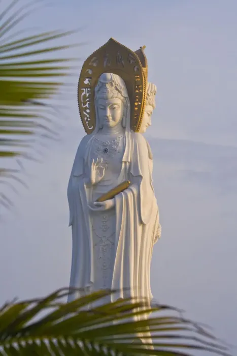 Framed Print : 108-meter Nanshan Guanyin Statue, Hainan Island, Sanya, China Framed Print : 108-meter Nanshan Guanyin Statue, Hainan Island, Sanya, China