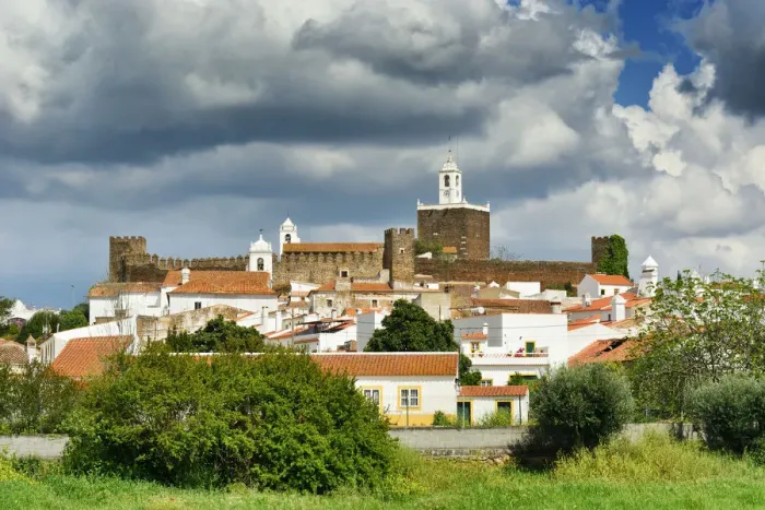 Framed Print : The 13th century medieval castle of Alandroal. Alentejo, Portugal Framed Print : The 13th century medieval castle of Alandroal. Alentejo, Portugal