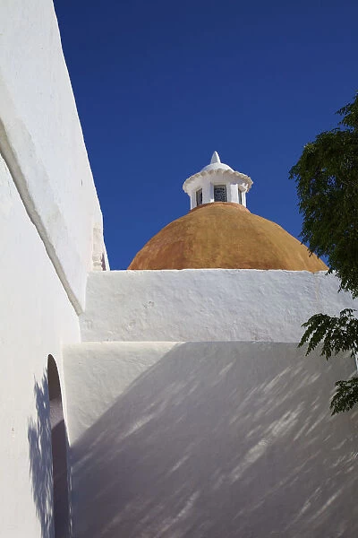 16th Century Church, Puig de Missa, Santa Eularia des Riu, Ibiza, Balearic Islands, Spain