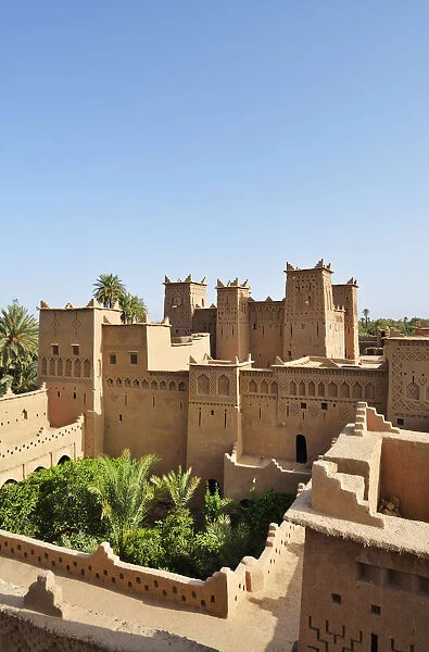 The 17th century Amerhidil kasbah, Skoura. Morocco