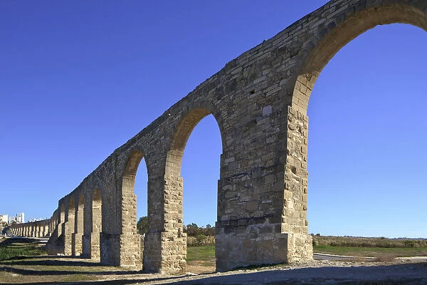 18th Century Kamares Aqueduct, Larnaka, Cyprus, Eastern Mediterranean Sea