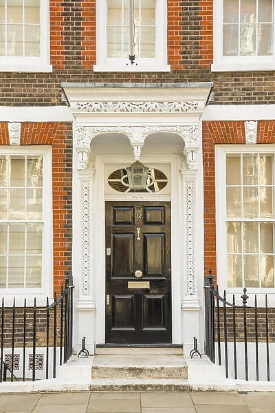 18th century terraced house, Queen Annes Gate, London, England, UK
